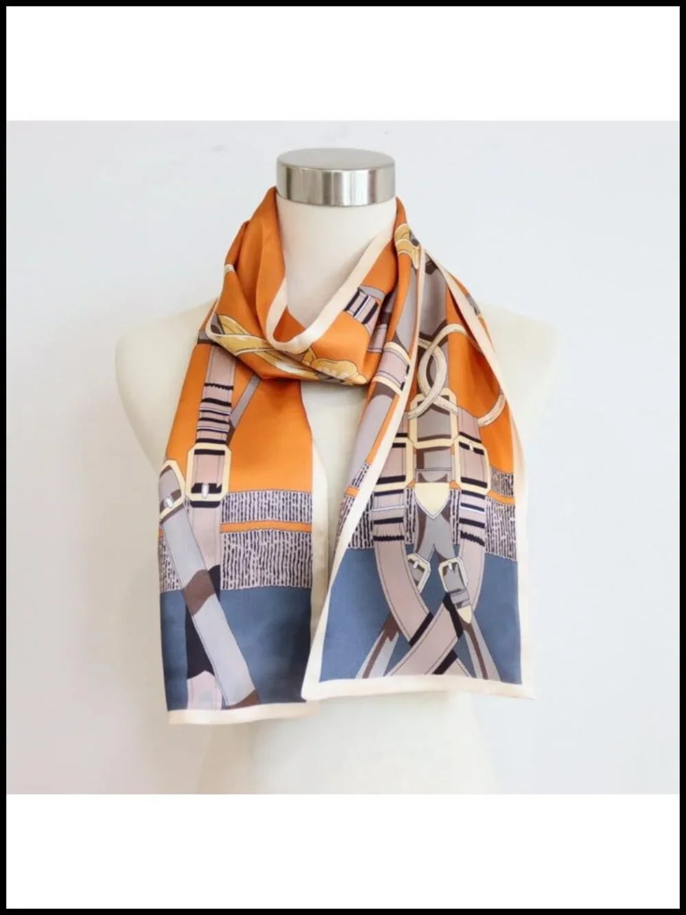 100% Mulberry Silk Long Scarf - 59